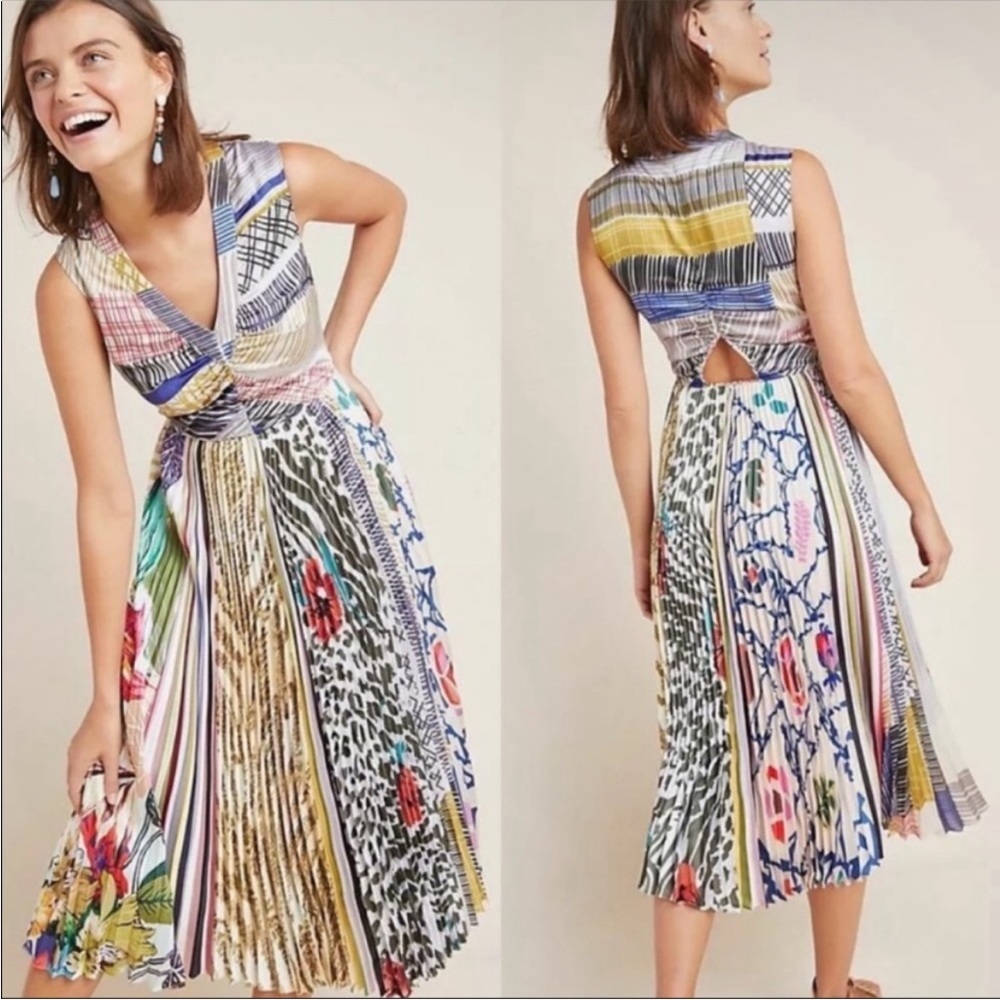 NWT $268 Anthropologie Geisha Designs Jacinta Dress RARE size 6